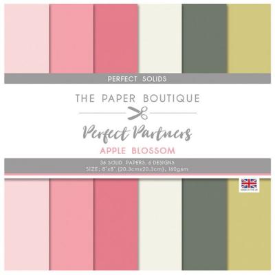 The Paper Boutique Perfect Partners Apple Blossom Cardstock - Paper Pad